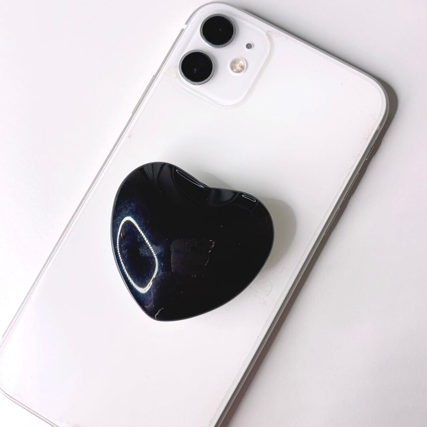 Glossy Heart Phone Grip β Cute & Colorful Accessory