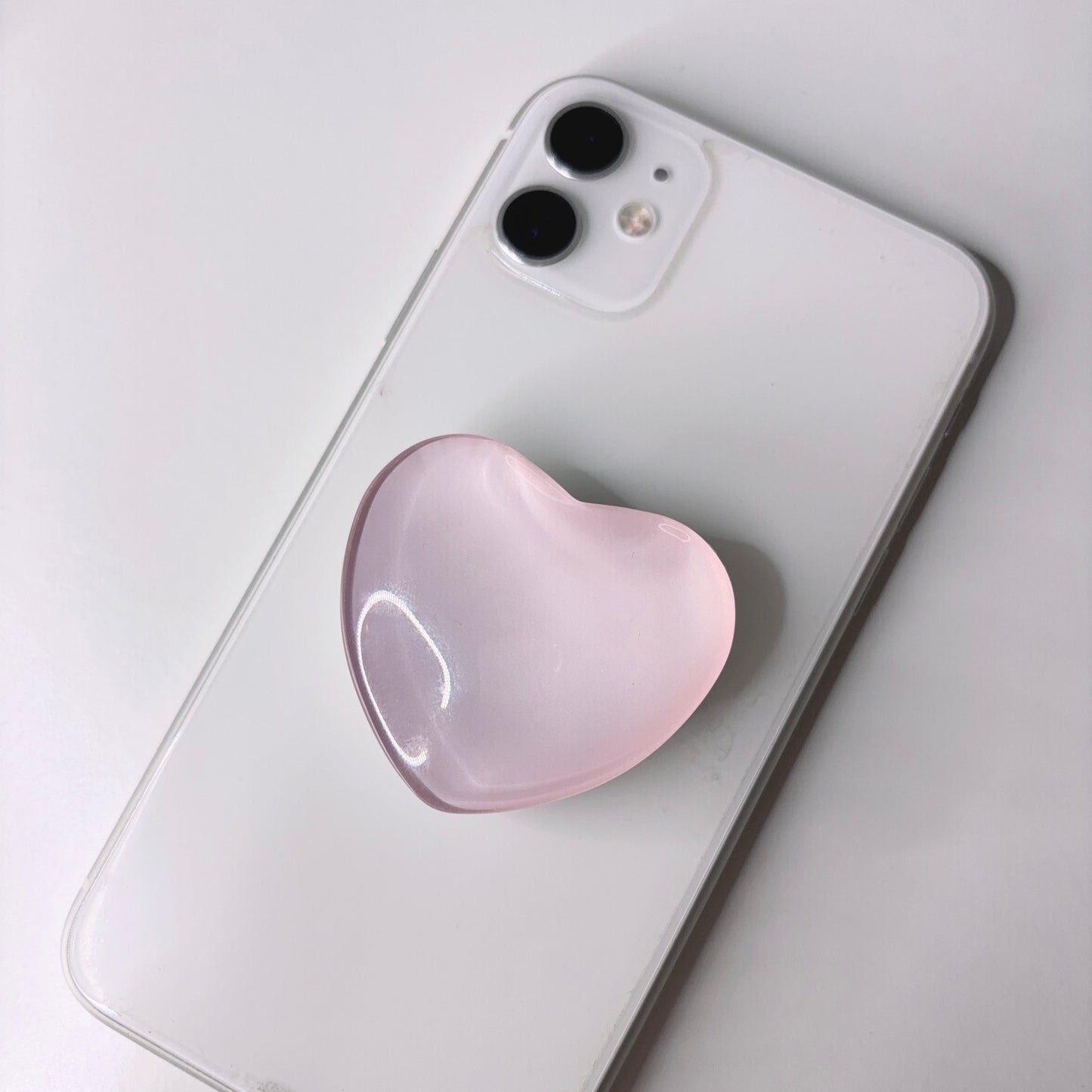 Glossy Heart Phone Grip β Cute & Colorful Accessory