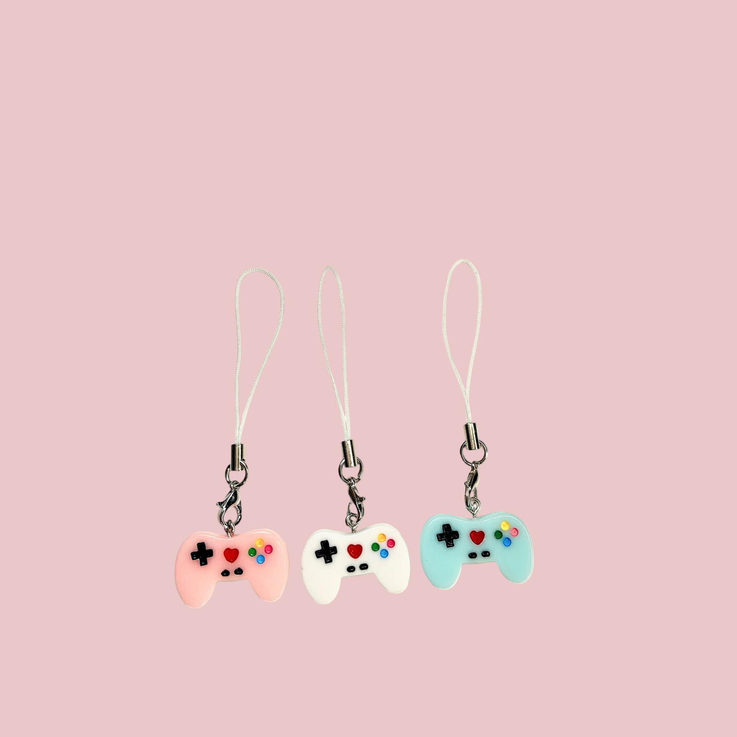 🎮 Kawaii Game Controller Phone Charm
