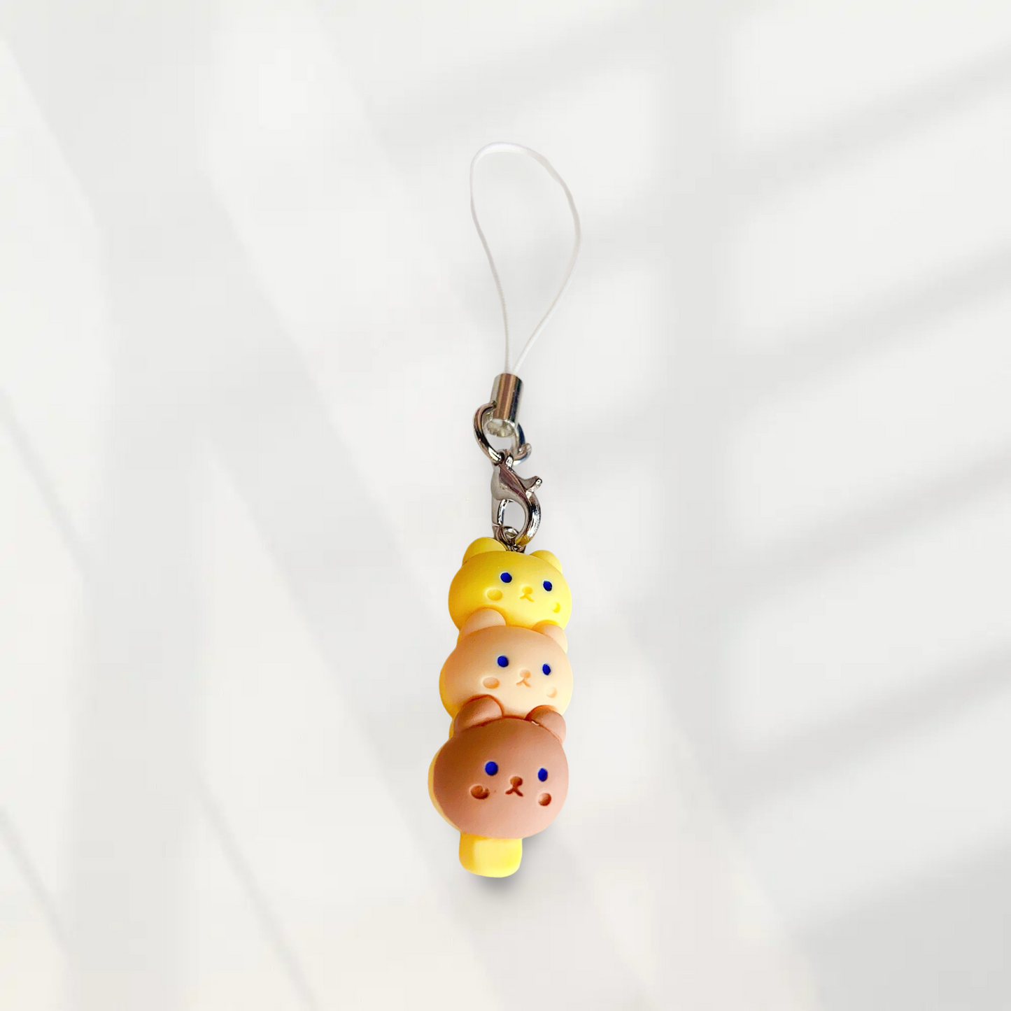🍡 Animal Dango Phone Charm – Cute & Colorful