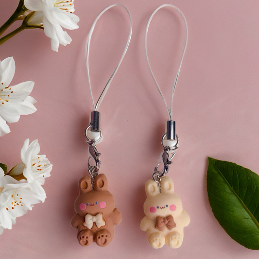 🐰 Kawaii Bunny Phone Charm
