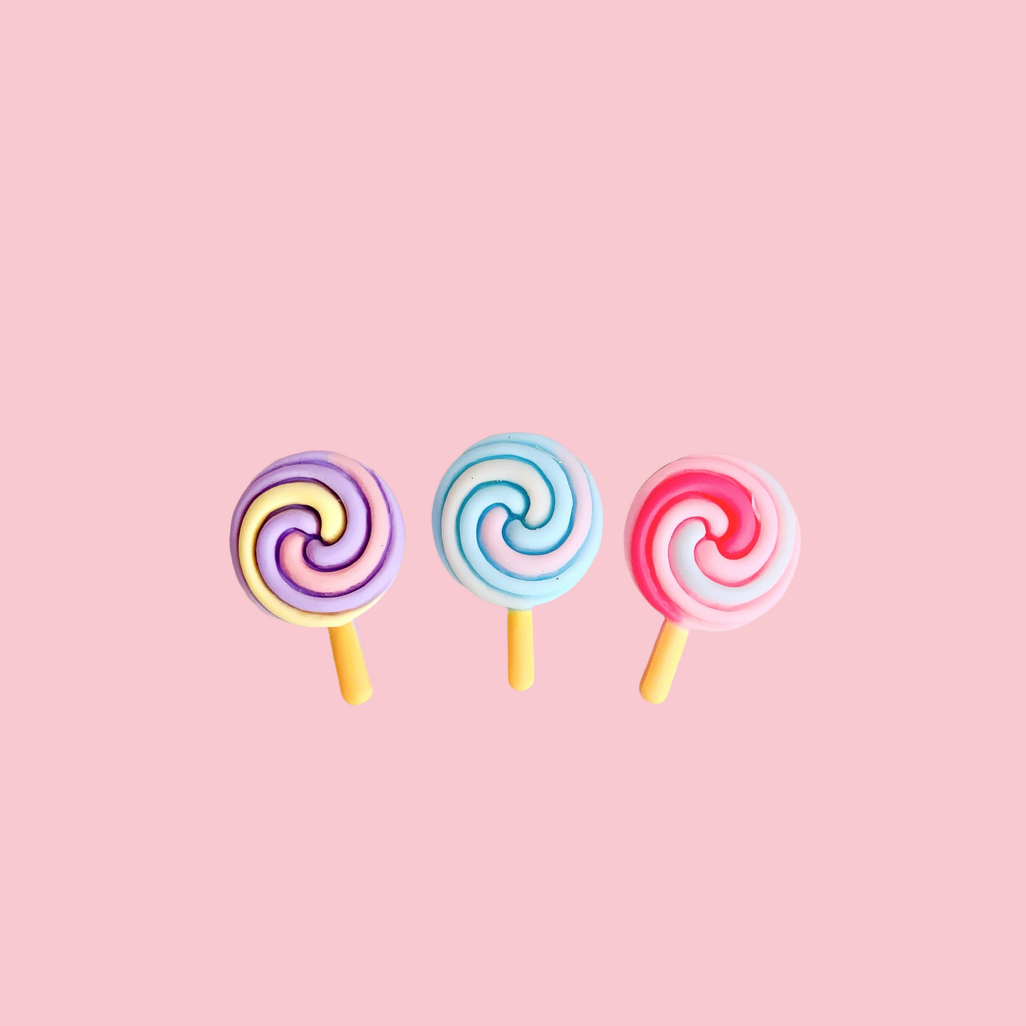 ✨ Sweet Lollipop Shoe Charms – Individual or 3-Piece Set