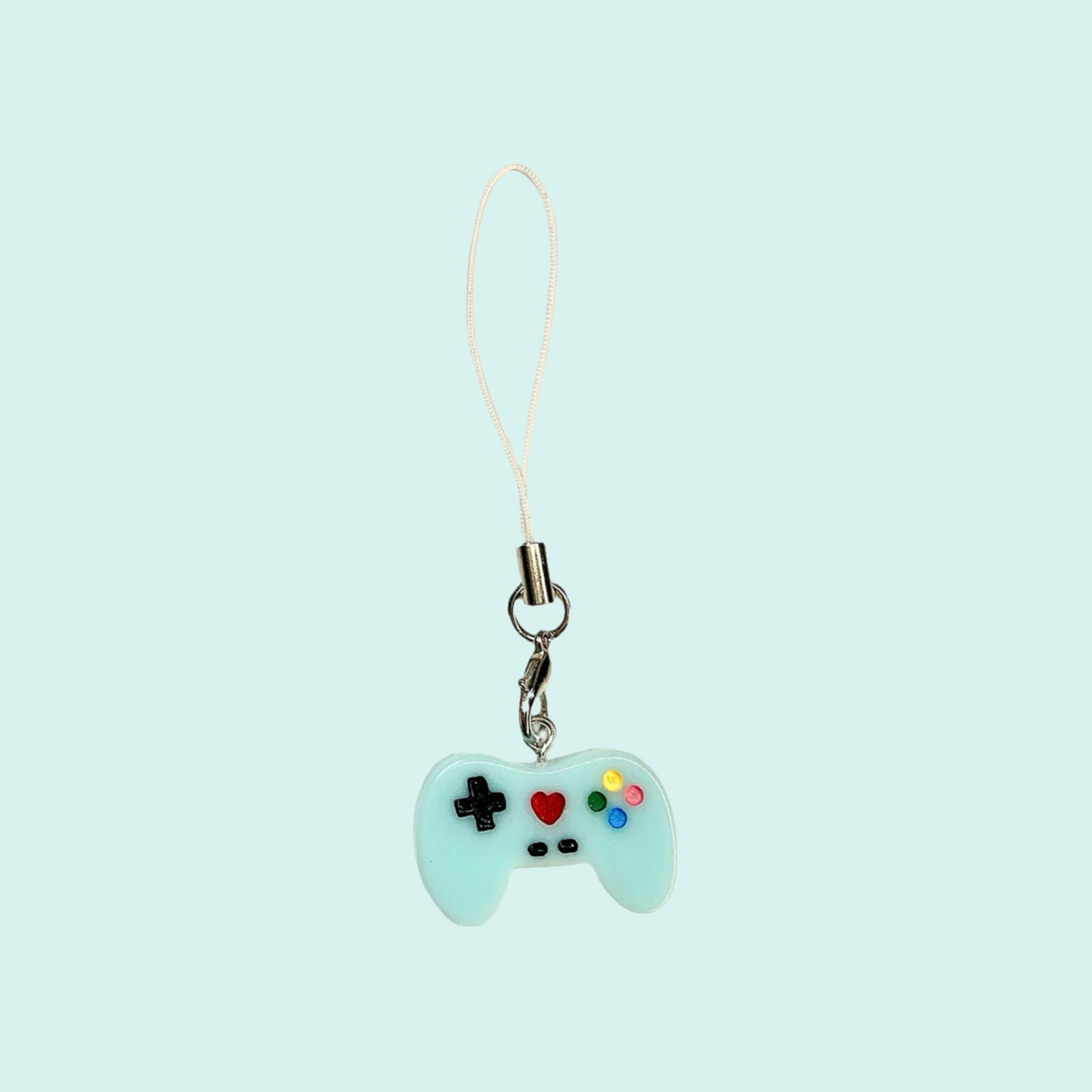 🎮 Kawaii Game Controller Phone Charm