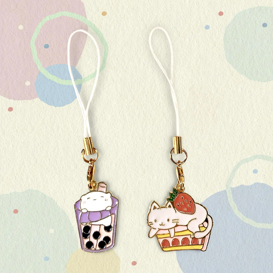 🐱 Cat Dessert Phone Charm – Enam