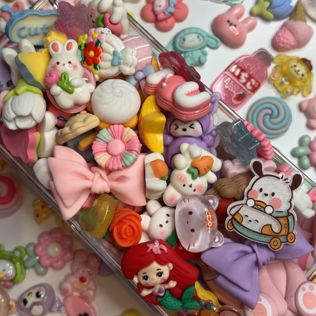 🌸 Random Kawaii Decoden Charms | Flatbacks for Crafts, Phone Cases, Resin  (10 / 20 / 30 / 50 pcs)🌸