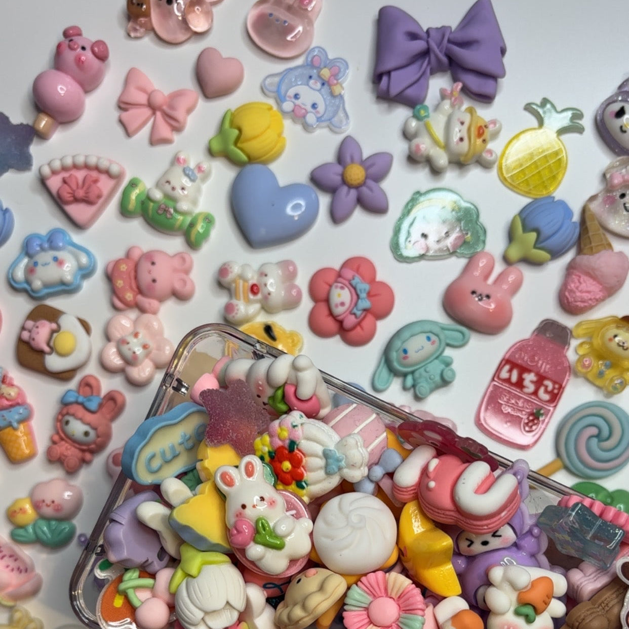 🌸 Random Kawaii Decoden Charms | Flatbacks for Crafts, Phone Cases, Resin  (10 / 20 / 30 / 50 pcs)🌸