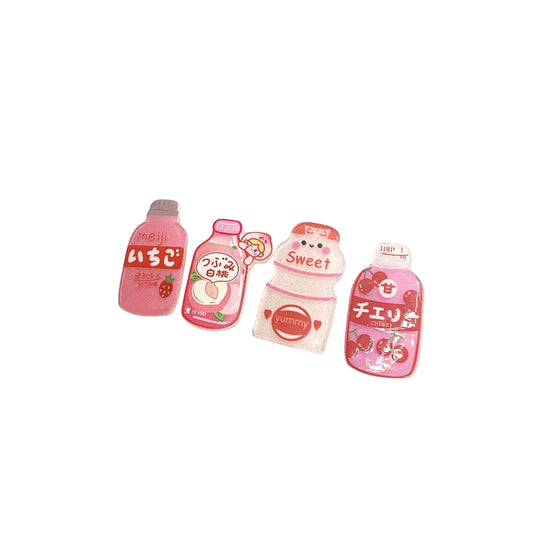 ✨ Sweet Drink Shoe Charms – Individual or 4-Piece Set