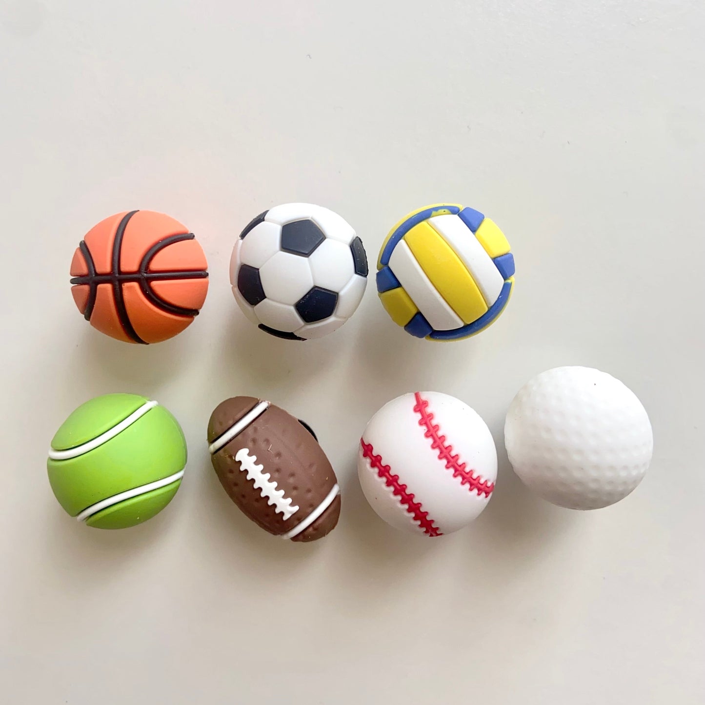 🏀⚽ Sports Ball Shoe Charms🏈🎾⚾
