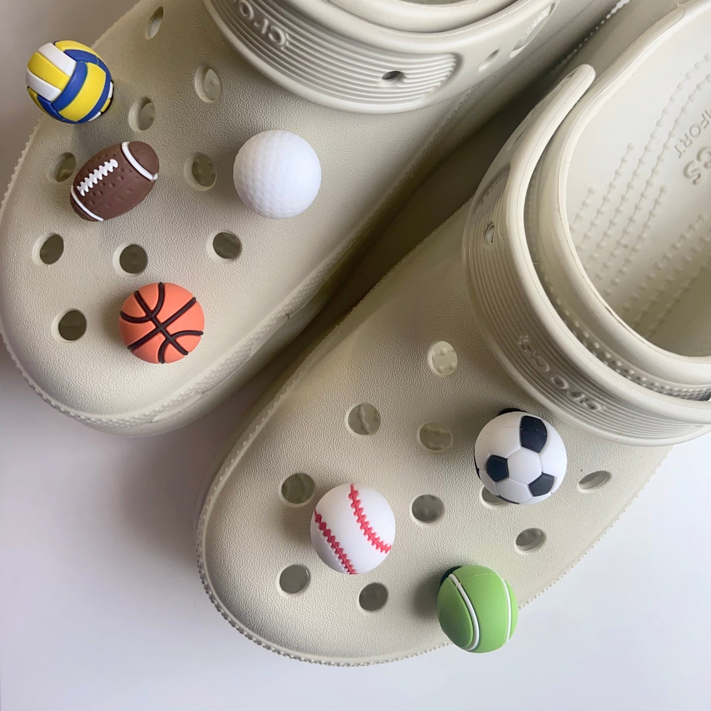 🏀⚽ Sports Ball Shoe Charms🏈🎾⚾