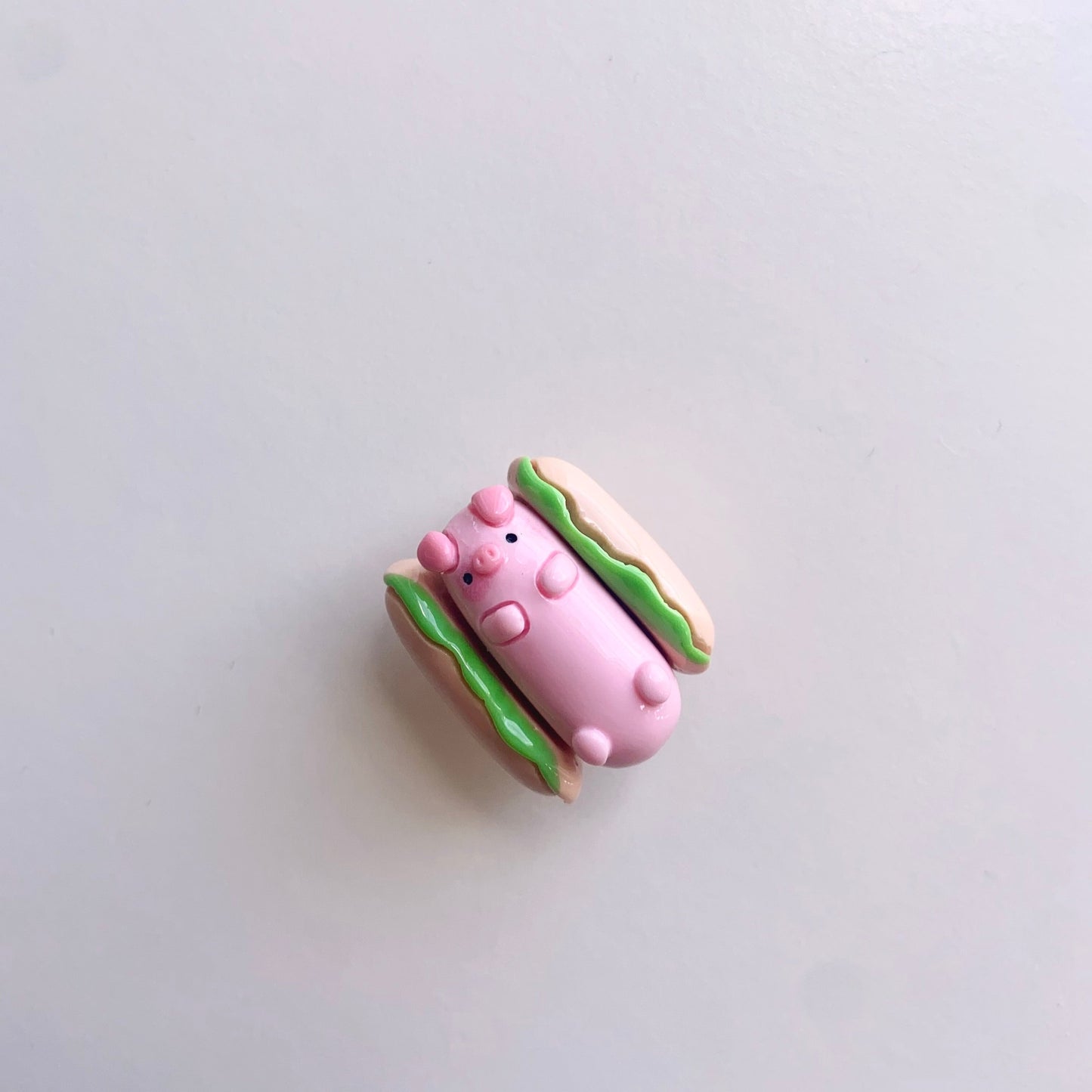 🐷 Piggy Foodie Shoe Charms – 9 Piece Set 🍔🍦🍣